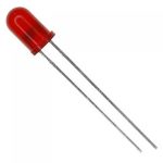 LED مات قرمز به قطر 5 میلی‌متر