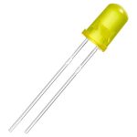 LED شفاف 5 میلی‌متر زرد