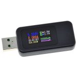 تستر دیجیتال USB (ولتمتر - آمپرمتر - تایمر - دماسنج)