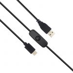 کابل USB به Type-C رزبری پای 4 کلیددار
