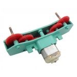 گیربکس پلاستیکی دو طرفه با موتور پشت سفید