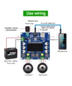 ماژول آمپلی فایر بلوتوثی استریو 100W XH-A105 - تصویر 2